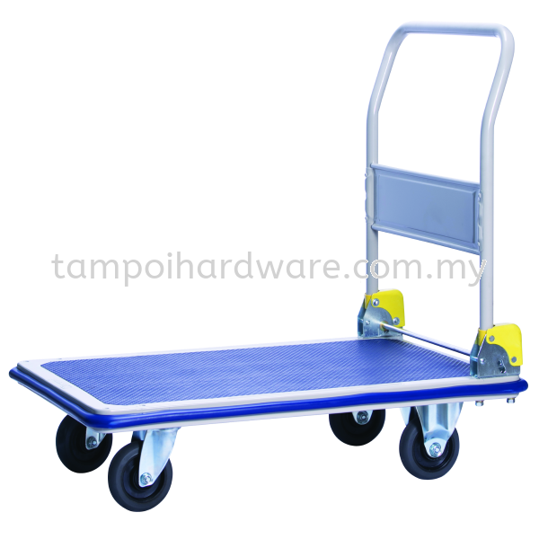 Single Metal Platform Foldable Hand Trolley Hand Trolley Material Handling Equipment