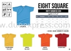 EIGHTSQUARE Drifit Microfibre KIDS Roundneck T Shirt  1 Microfibre BAJU EIGHT SQUARE ( READY STK)