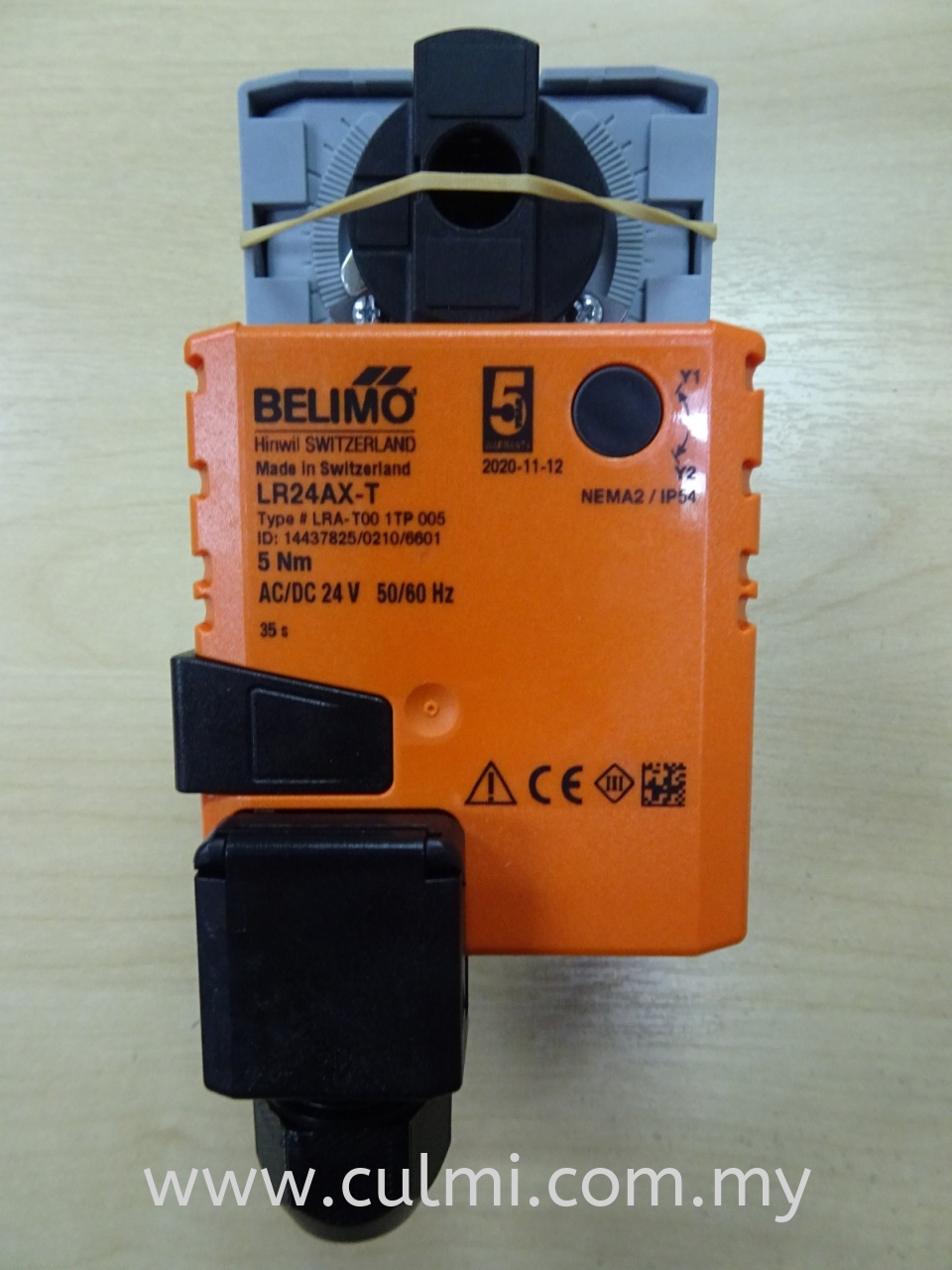BELIMO LR24AX-T (LRA-T001TP005) (5NM, AC/DC 24V 50/60HZ) ON/FF NON-SPRING RETURN ROTARY ACTUATOR