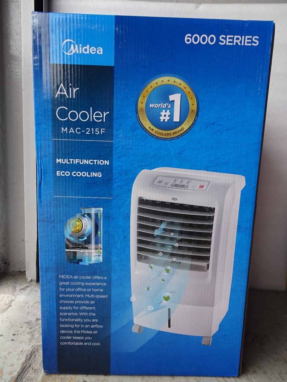 MIDEA MAC-215F (15L) IONIZER AIR COOLER