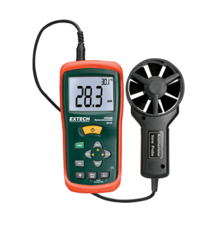 EXTECH AN100 : CFM/CMM Mini Thermo-Anemometer