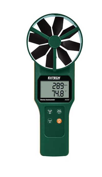 EXTECH AN300 : Large Vane CFM/CMM Thermo-Anemometer