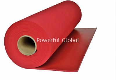 Red Lina Rubber Sheet