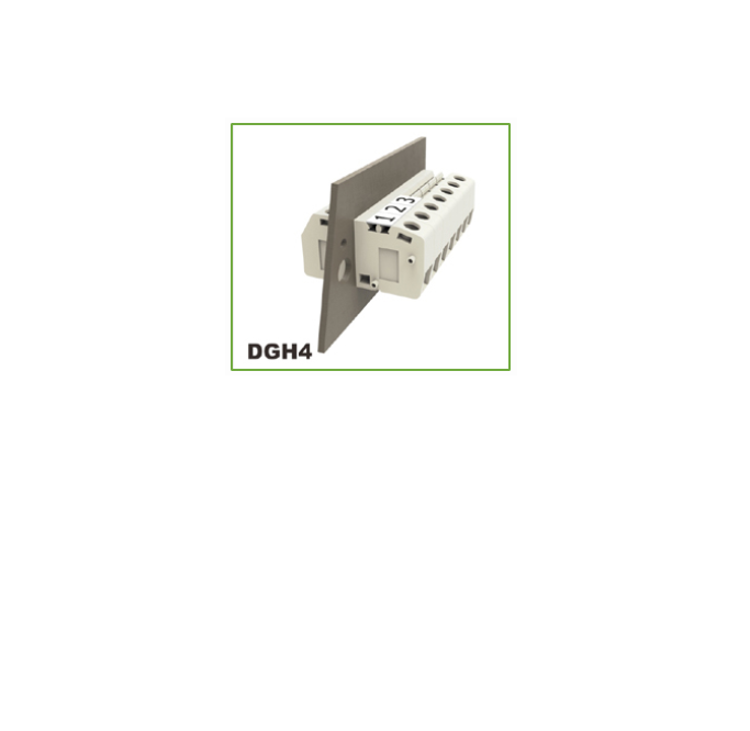 DEGSON - DGH4 THROUGH-WALL TERMINAL BLOCK