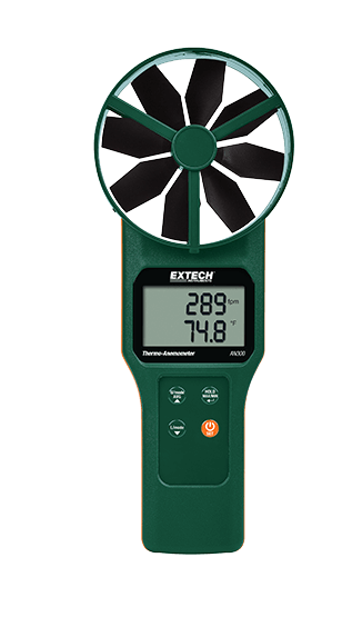 extech an300 : large vane cfm/cmm thermo-anemometer