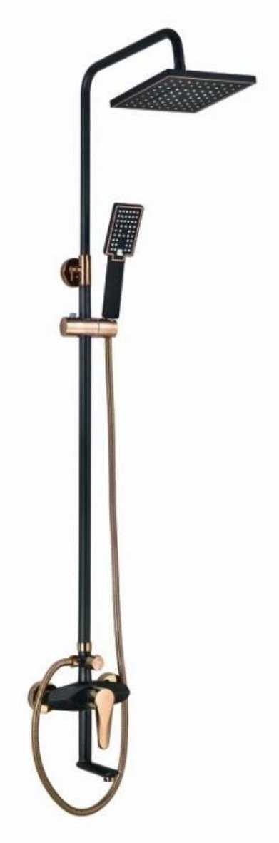 RAIN SHOWER POST 3 WAY - ROSE GOLD Shower Taps / Shower Head Bathroom / Washroom Choose Sample / Pattern Chart