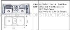 H109-636P Kitchen Fixtures Sanitary Ware