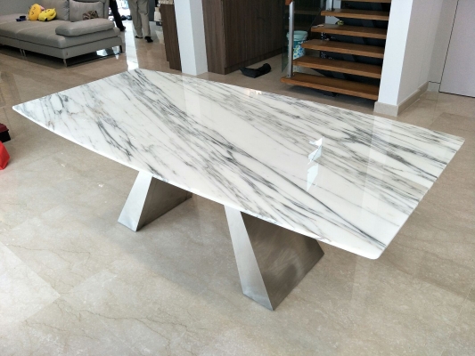 White  Marble Dining Table