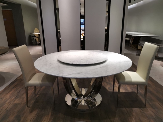 Round Marble Dining Table   