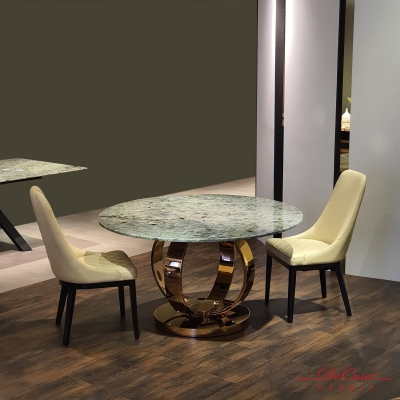 Luxury Granite Dining Table  Blue Jade  6 seaters