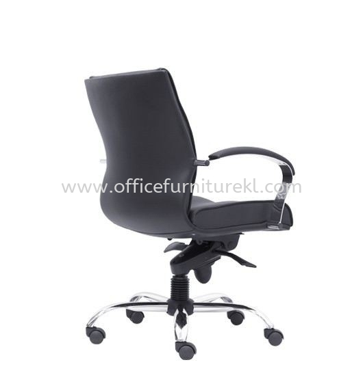 BRAMPTON LOW BACK DIRECTOR CHAIR | LEATHER OFFICE CHAIR SELAYANG SELANGOR