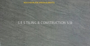 SG6334N BLACK (30X60cm) MATT