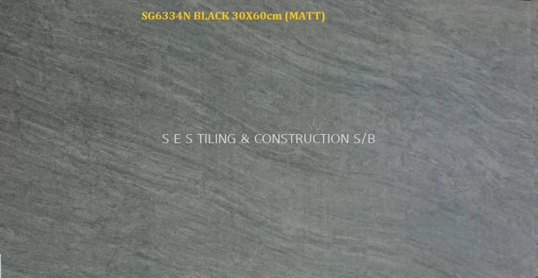 SG6334N BLACK (30X60cm) MATT