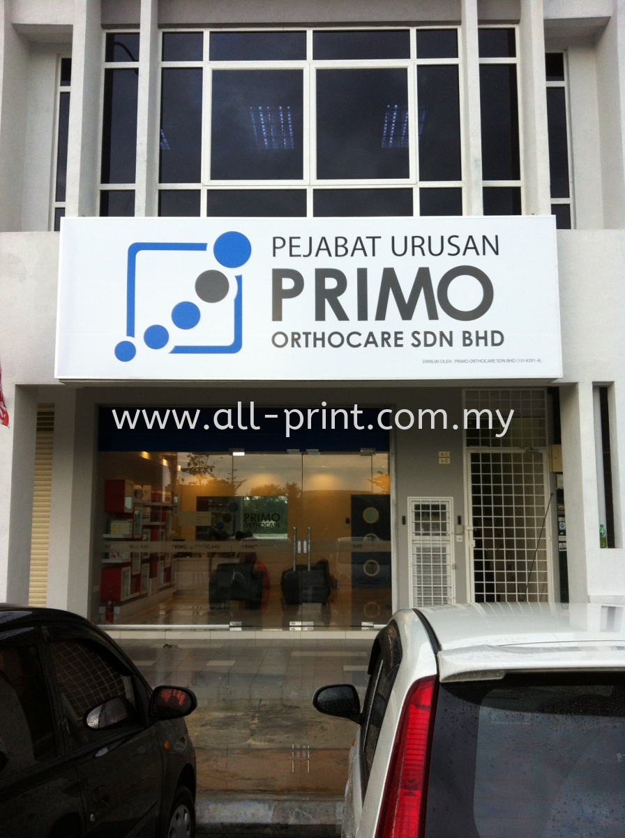 pejabat urusan primo -Giboard GI Board Metal Signage Signboard Selangor