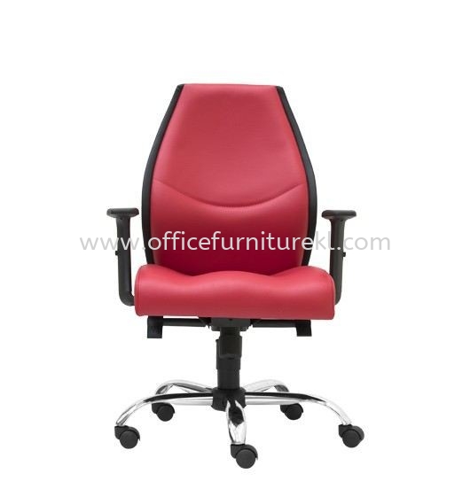 LUTON DIRECTOR LOW BACK LEATHER OFFICE CHAIR - Mid Year Sale | Director Office Chair Plaza Arkadia | Director Office Chair Solaris | Director Office Chair Sepang 