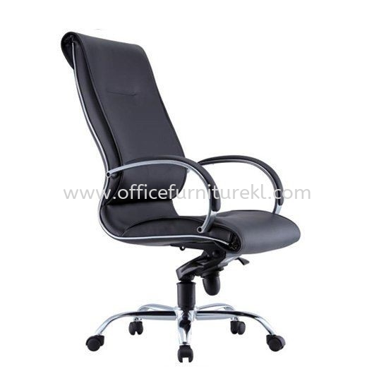 TORIO HIGH BACK DIRECTOR CHAIR | LEATHER OFFICE CHAIR SETIAWANGSA KL