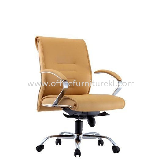 TORIO LOW BACK DIRECTOR CHAIR | LEATHER OFFICE CHAIR SUNGAI PETANI KEDAH