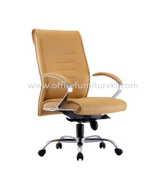 TORIO 2 MEDIUM BACK LEATHER OFFICE CHAIR - Top 10 Best Office Furniture Product Director Office Chair | Director Office Chair Puncak Jalil | Director Office Chair Subang Jaya | Director Office Chair Subang ss15 