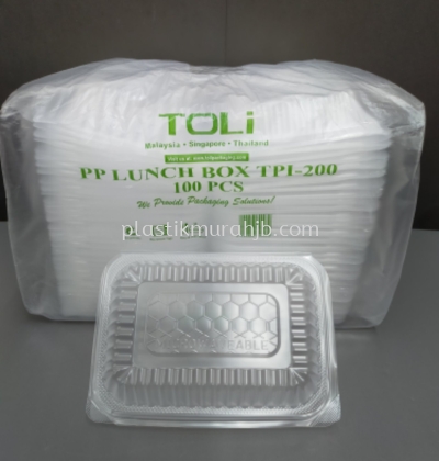 TPI-200 Kotak Nasi Plastik