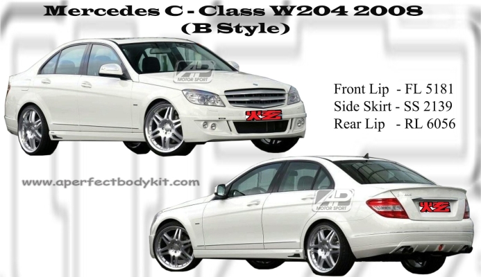 Mercedes C Class W204 B Style Bodykits 