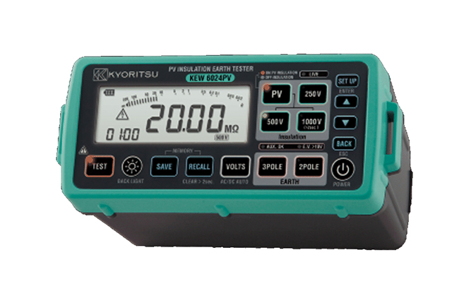 KYORITSU KEW 6024PV PV Insulation Earth Tester