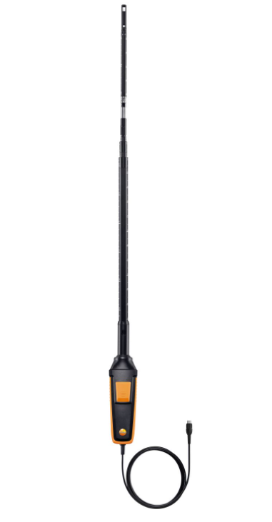 testo 0635 1572 hot wire probe (digital)-including temp. and humidity sensor,wired