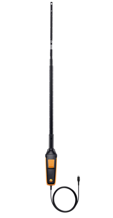 TESTO 0635 1572 Hot wire probe (digital)-including temp. and humidity sensor,wired