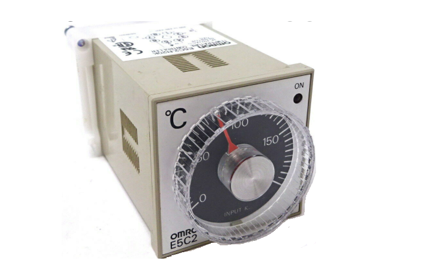 Omron E5C2  DIN-sized (48 x 48 mm) Temperature Controller with Analog Setting