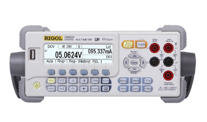 RIGOL DM3058E 5 1/2 Digit Low Cost Benchtop Digital Multimeter with USB and RS-232 only