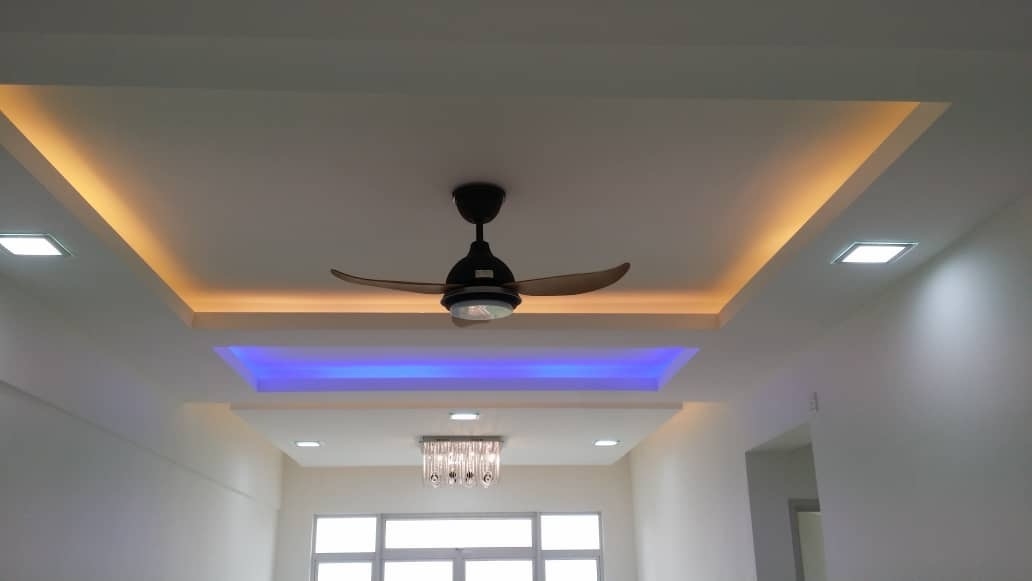 Color LED Effect Plaster Ceiling Design Reference Johor Bahru / Johor Jaya / Pasir Gudang / Ulu Tiram / Skudai / Bukit Indah / Masai Plaster Ceiling Overview Plaster Ceiling Malaysia Reference Renovation Design 