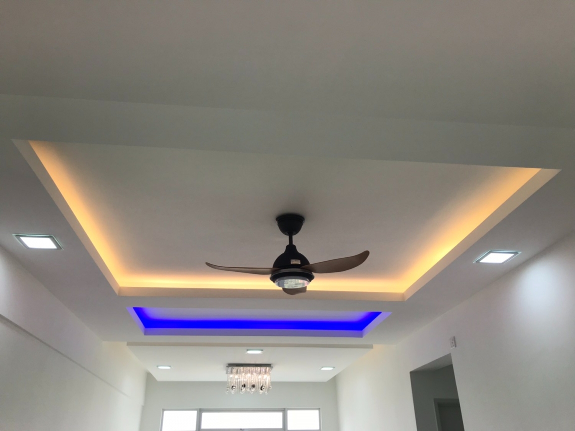 Color LED Effect Plaster Ceiling Design Reference Johor Bahru / Johor Jaya / Pasir Gudang / Ulu Tiram / Skudai / Bukit Indah / Masai Plaster Ceiling Overview Plaster Ceiling Malaysia Reference Renovation Design 