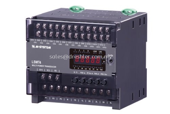 Multi Power Transducer with 10 Analogue Outputs - LSMT4