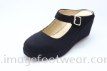 Women 2.5 inch Wedges- TF-999-16- BLACK Colour Ladies Trendy Shoes