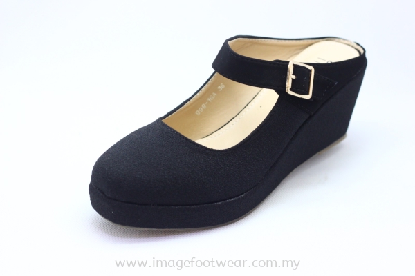 Women 2.5 inch Wedges- TF-999-16- BLACK Colour