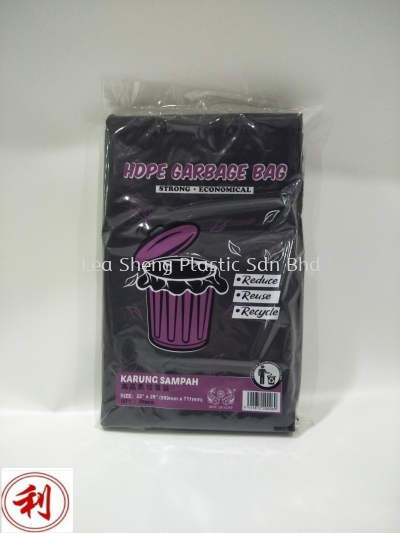 HDPE Garbage Bag (22"x28") 38PCS