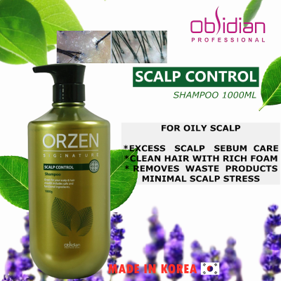 OBSIDIAN ORZEN SIGNATURE SCALP CONTROL SHAMPOO 1000ML (Oily hair / Hair Loss Mitigation)