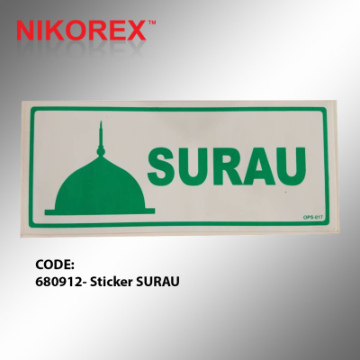 681012 - STICKER SURAU 