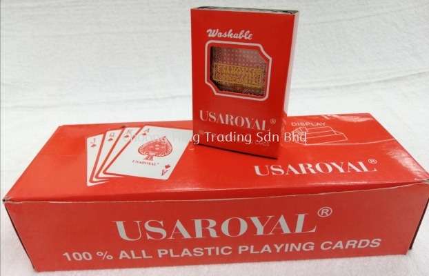 USAROYAL PLASTIC PLAYING CARDS