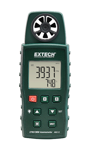 EXTECH AN510 : SMM/CFM ANEMOMETER + TYPE K