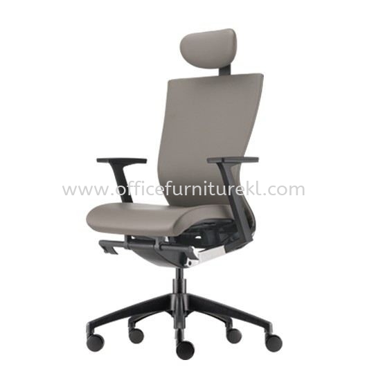 MAXIM HIGH BACK PU ERGONOMIC OFFICE CHAIR AMX 8110P-18D - sri hartamas | setapak | ampang jaya