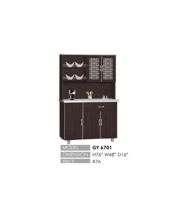 GY 6701 Kabinet Dapur Sedia Dibuat Dapur Carta Pilihan Warna Corak