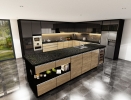 Kitchen Cabinet Design + Island Home Furnishing & Kitchen Cabinet