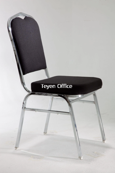 Banquet chair/Dining chair/Seminar Chair/Training chair Epoxy black 9005 C