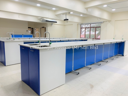 Laboratory Furniture - Metal Blue