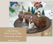 Christmas Yule Log Cake