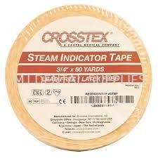 STEAM INDICATOR TAPE, NON-LATEX, #STMF, CROSSTEX 