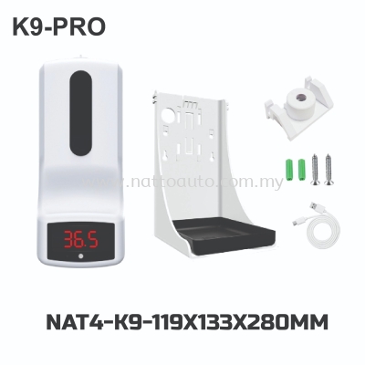 K9 PRO-Infrared Thermometer Automatic Sanitizer Dispenser 