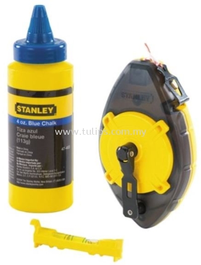 Stanley Powerwinder w/ Red Chalk and Line Level