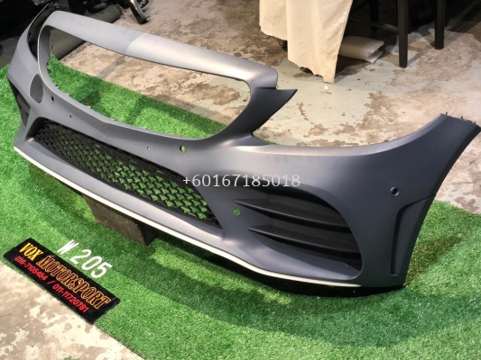 w205 amg bumper part fit for mercedes benz w205 c class replace upgrade performance look pp material brand new