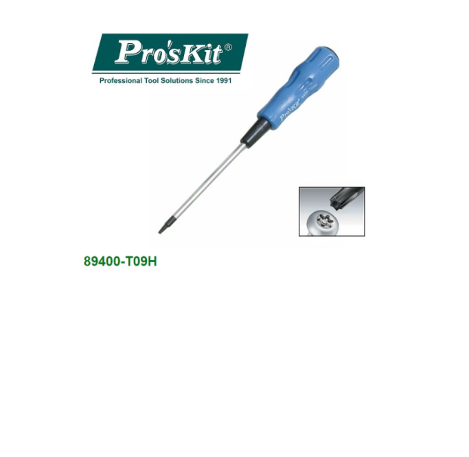 proskit - 89400-t09h torx screw driver set